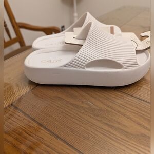 Women's CALIA Women's Molded Slides White color Size Multiple NWT
